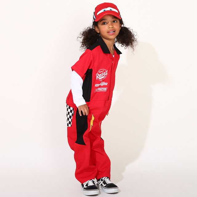 【ベビードール】カーズ メッシュキャップ 9267 / 頭回り：50-54cm キッズ ぼうし 帽子 野球帽 面ファスナーでサイズ調整可能 リフレクター ライトニング・マックィーン