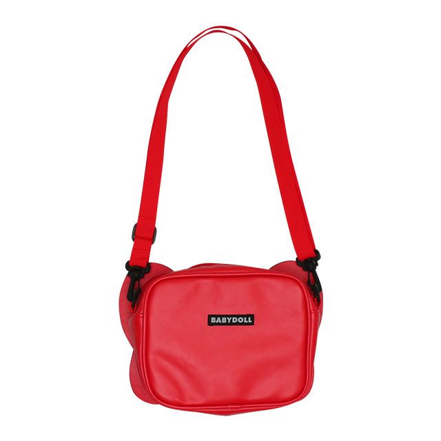 【ベビードール】ミニー キャラクターモチーフショルダーバッグ 9280 / キッズ かばん 鞄 ダイカット ショルダーベルト長さ調整、取り外し可能