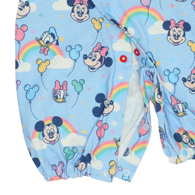 【ベビードール】プー くまのプーさん 総柄半袖2WAYオール 9287B