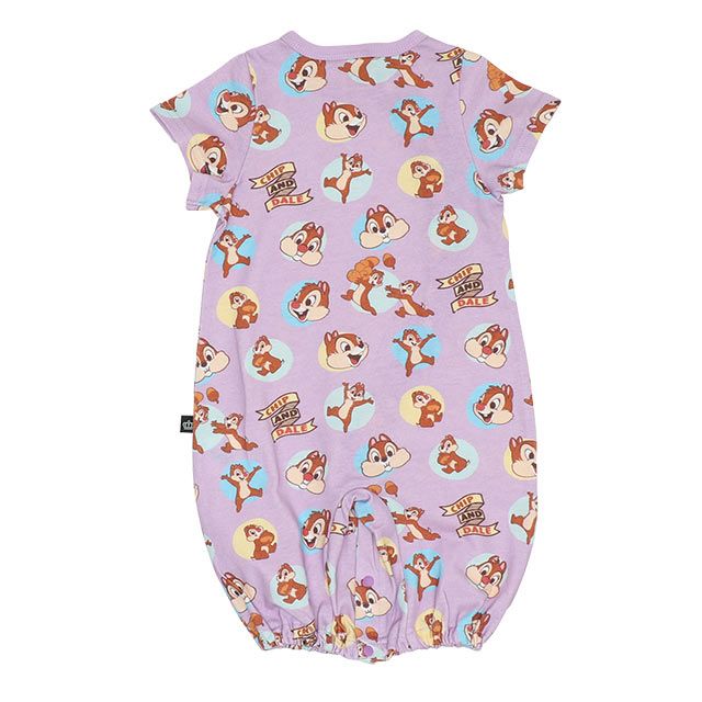 【ベビードール】チップ＆デール 総柄半袖2WAYオール 9287B