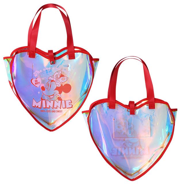 【ベビードール】ミニー ハートクリアバッグ 9446 / キッズ かばん 鞄  ビニールバッグ オーロラフィルム 撥水 ガーリー ガールズコーデ