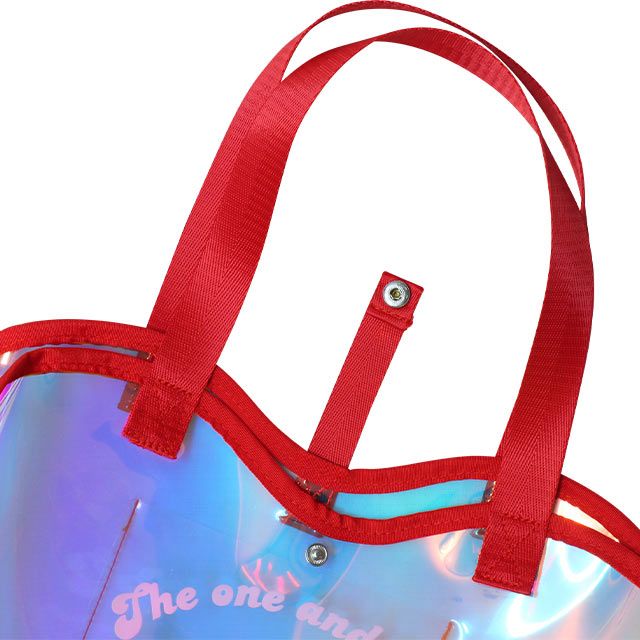 【ベビードール】ミニー ハートクリアバッグ 9446 / キッズ かばん 鞄  ビニールバッグ オーロラフィルム 撥水 ガーリー ガールズコーデ