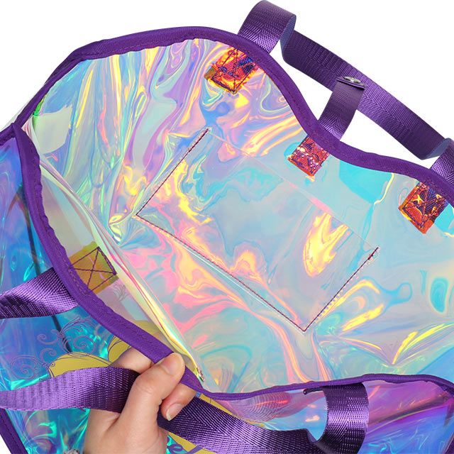 【ベビードール】アリエル プリンセス / ハートクリアバッグ 9449 / キッズ かばん 鞄  ビニールバッグ オーロラフィルム 撥水 ガーリー ガールズコーデ