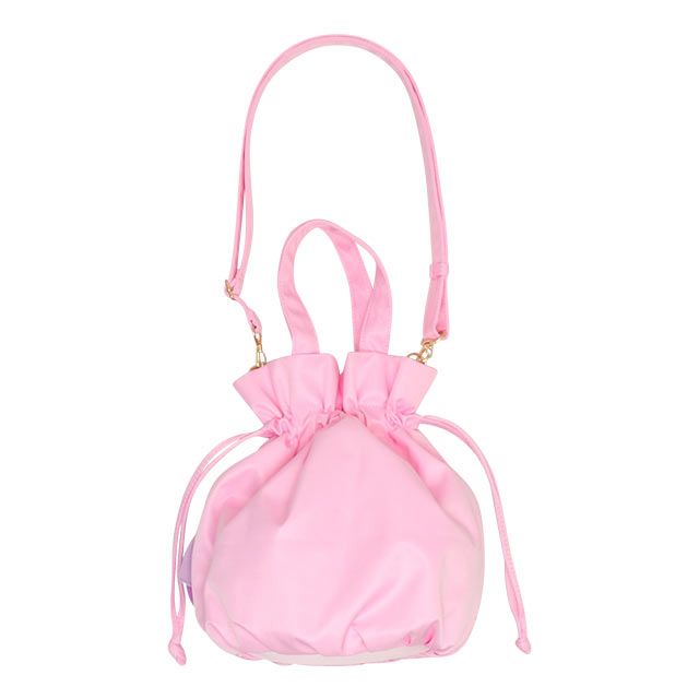 【ベビードール】ラプンツェル プリンセス / 2WAY巾着ポシェット 9453 / 手提げ袋 鞄 かばん トートバッグ ショルダーバッグ ショルダーベルト長さ調整可 マグネットボタン お姫様 ガーリー