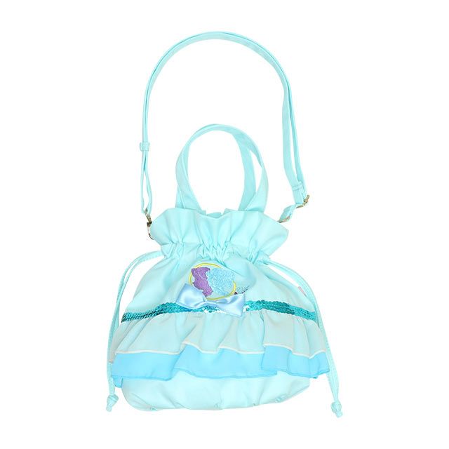 【ベビードール】アナ エルサ プリンセス / 2WAY巾着ポシェット 9453 / 手提げ袋 鞄 かばん トートバッグ ショルダーバッグ ショルダーベルト長さ調整可 マグネットボタン お姫様 ガーリー