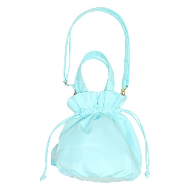 【ベビードール】アナ エルサ プリンセス / 2WAY巾着ポシェット 9453 / 手提げ袋 鞄 かばん トートバッグ ショルダーバッグ ショルダーベルト長さ調整可 マグネットボタン お姫様 ガーリー