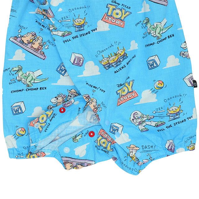 【ベビードール】トイ・ストーリー ベビー甚平 9531B / トイ・ストーリー ベビーサイズ 赤ちゃん 出産祝い 贈り物 プレゼント ベビー服 つなぎ 吸汗 速乾 グラフティ 着物