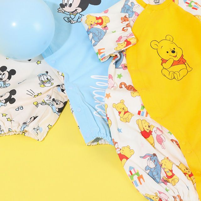 【ベビードール】ミッキー 2WAYオール 9603B