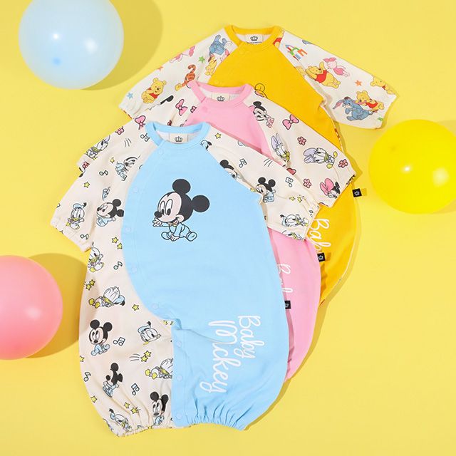 【ベビードール】ミッキー 2WAYオール 9603B