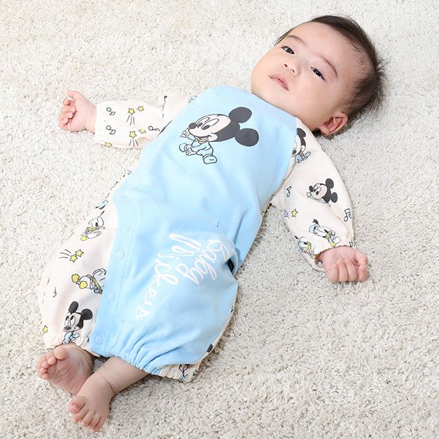 【ベビードール】ミッキー 2WAYオール 9603B