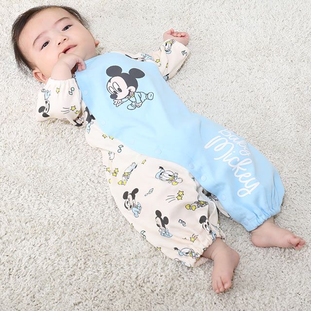 【ベビードール】ミッキー 2WAYオール 9603B