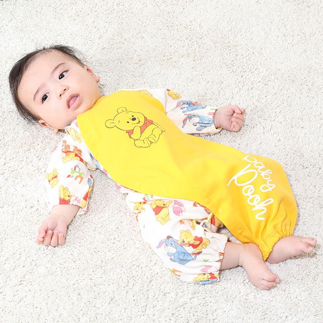 【ベビードール】プー 2WAYオール 9603B