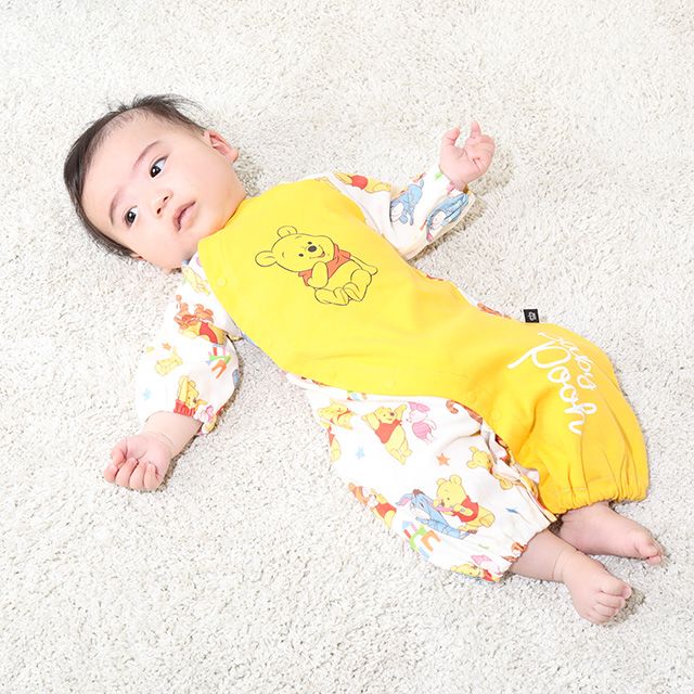 【ベビードール】プー 2WAYオール 9603B