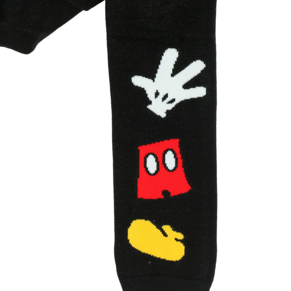 【ベビードール】ミッキー おしりキャラクターべビータイツ 9604 / フリーサイズ ベビーサイズ 赤ちゃん 出産祝い 贈り物 プレゼント ベビー服 ベビー用品 ボトム タイツ 冷え防止 楽ちん