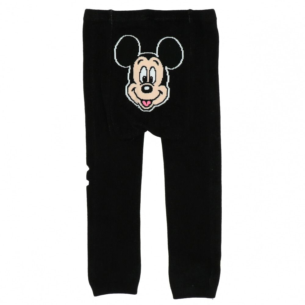 【ベビードール】ミッキー おしりキャラクターべビータイツ 9604 / フリーサイズ ベビーサイズ 赤ちゃん 出産祝い 贈り物 プレゼント ベビー服 ベビー用品 ボトム タイツ 冷え防止 楽ちん