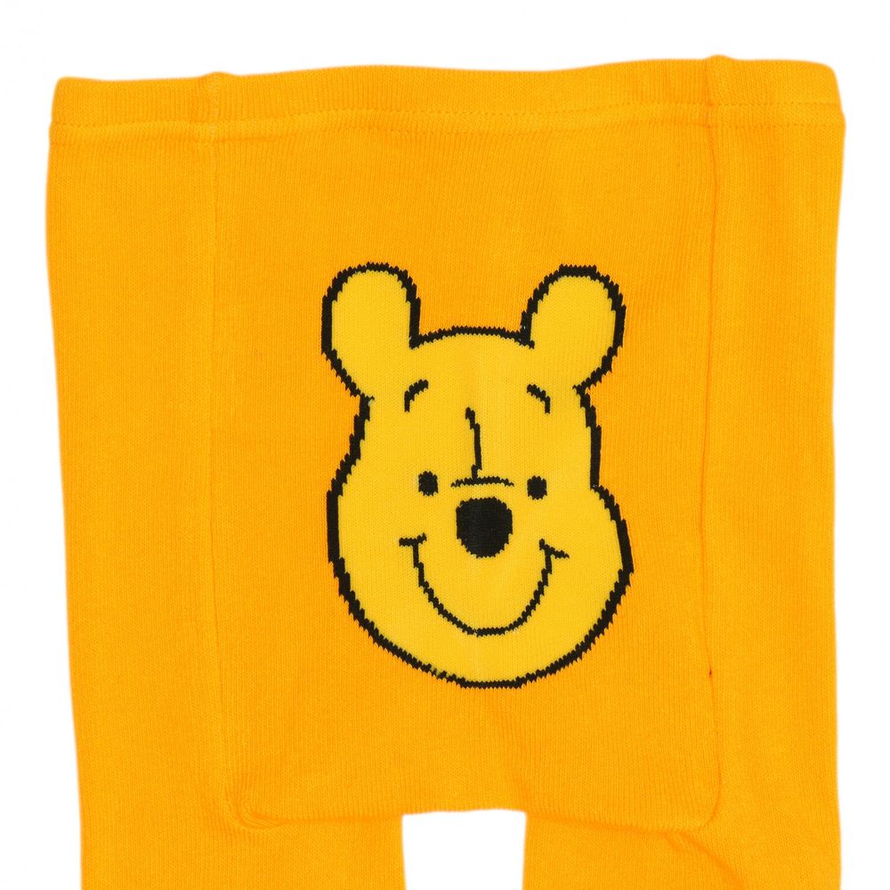 【ベビードール】プー おしりキャラクターべビータイツ 9604 / フリーサイズ ベビーサイズ 赤ちゃん 出産祝い 贈り物 プレゼント ベビー服 ベビー用品 ボトム タイツ 冷え防止 楽ちん