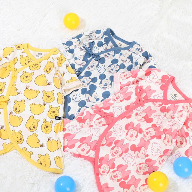 【ベビードール】ミッキー コンビ肌着 9620B