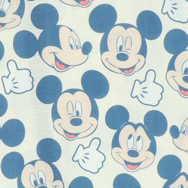 【ベビードール】ミッキー コンビ肌着 9620B