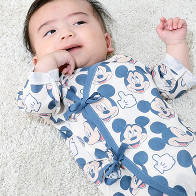 【ベビードール】ミッキー コンビ肌着 9620B