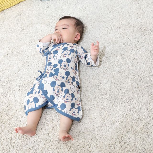 【ベビードール】ミッキー コンビ肌着 9620B