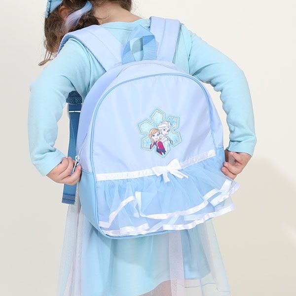 【ベビードール】アナ エルサ プリンセス / リュック 7143 / キッズ かばん 鞄 ショルダーベルト（長さ調整可/クッション入） ダブルファスナー お姫様 コスチューム ガーリー