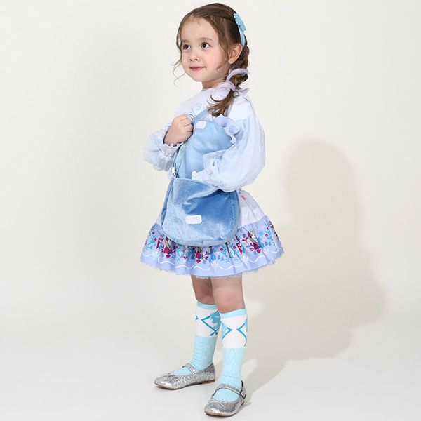 【ベビードール】エルサ プリンセス / ポシェット 8723 / キッズ かばん 鞄 ショルダーバッグ 長さ調整可 開口部フラップ（面ファスナー） お姫様 コスチューム ガーリー ガールズコーデ アナと雪の女王 FROZEN