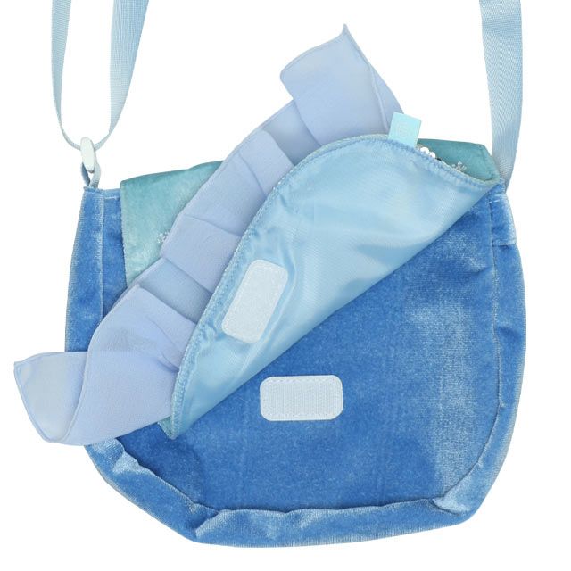 【ベビードール】エルサ プリンセス / ポシェット 8723 / キッズ かばん 鞄 ショルダーバッグ 長さ調整可 開口部フラップ（面ファスナー） お姫様 コスチューム ガーリー ガールズコーデ アナと雪の女王 FROZEN