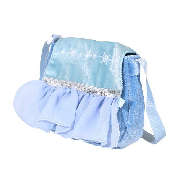 【ベビードール】エルサ プリンセス / ポシェット 8723 / キッズ かばん 鞄 ショルダーバッグ 長さ調整可 開口部フラップ（面ファスナー） お姫様 コスチューム ガーリー ガールズコーデ アナと雪の女王 FROZEN