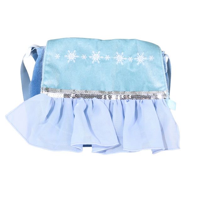 【ベビードール】エルサ プリンセス / ポシェット 8723 / キッズ かばん 鞄 ショルダーバッグ 長さ調整可 開口部フラップ（面ファスナー） お姫様 コスチューム ガーリー ガールズコーデ アナと雪の女王 FROZEN