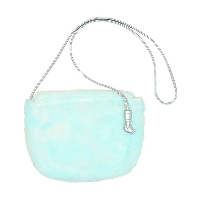 【ベビードール】アナ エルサ プリンセス / エコファーポシェット 8882 / キッズ 雑貨 鞄 カバン かばん バッグ 小物入れ 肩ひも（長さ調整可、取り外し不可） ふわふわ