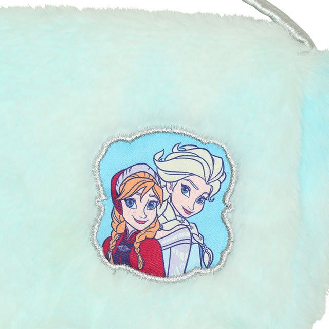 【ベビードール】アナ エルサ プリンセス / エコファーポシェット 8882 / キッズ 雑貨 鞄 カバン かばん バッグ 小物入れ 肩ひも（長さ調整可、取り外し不可） ふわふわ