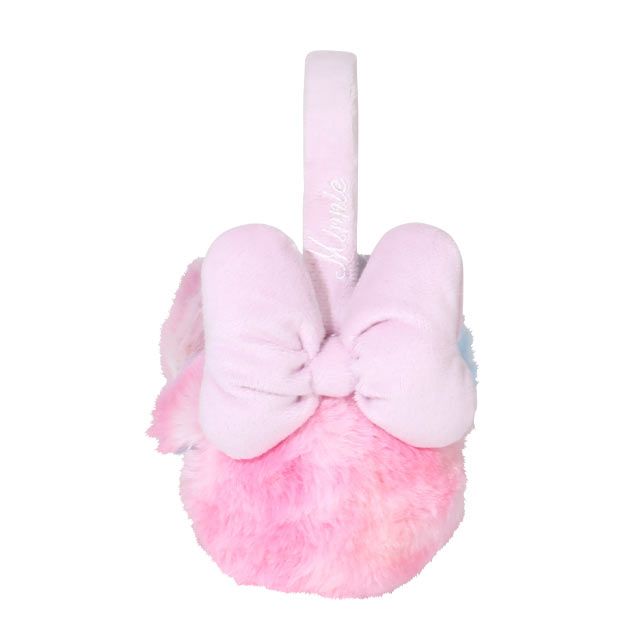 【ベビードール】ミニー レインボーエコファーイヤーマフラー 9993 / キッズ イヤーマフ 耳当て イヤーウォーマー 雑貨 立体モチーフ 防寒 ふわふわ