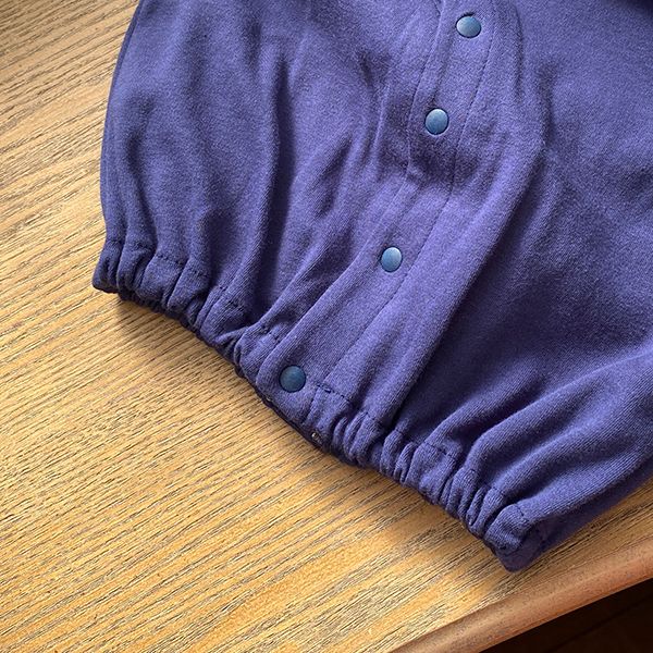 【ベビードール】プー サロペット2WAYオール 0138B / 50-70cm ベビーサイズ 赤ちゃん 出産祝い 贈り物 プレゼント 綿100％ つなぎ 長袖 ドレスオール カバーオール