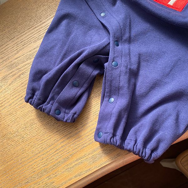 【ベビードール】プー サロペット2WAYオール 0138B / 50-70cm ベビーサイズ 赤ちゃん 出産祝い 贈り物 プレゼント 綿100％ つなぎ 長袖 ドレスオール カバーオール