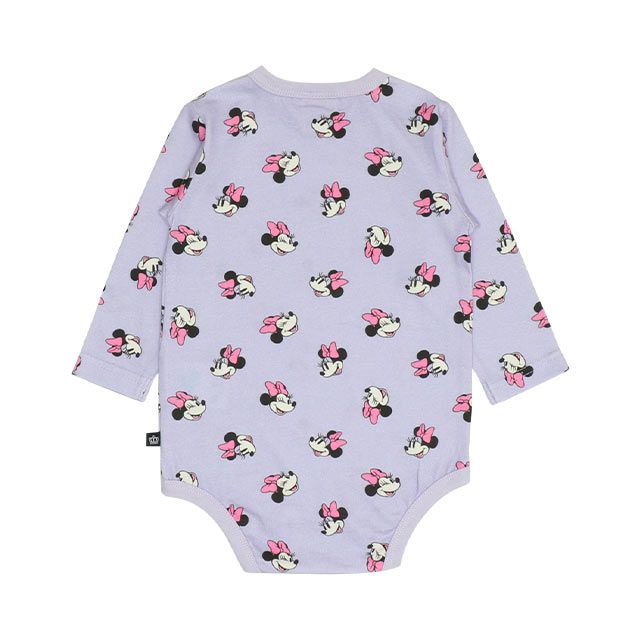 【ベビードール】ミニー ギフトBOX付き 長袖 3点ギフトセット 0140B 【DY】 / 70-80cm ベビーサイズ 赤ちゃん 出産祝い 贈り物 プレゼント コーデセット つなぎ ボディースーツ パンツ スタイ