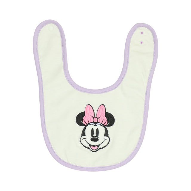 【ベビードール】ミニー ギフトBOX付き 長袖 3点ギフトセット 0140B 【DY】 / 70-80cm ベビーサイズ 赤ちゃん 出産祝い 贈り物 プレゼント コーデセット つなぎ ボディースーツ パンツ スタイ