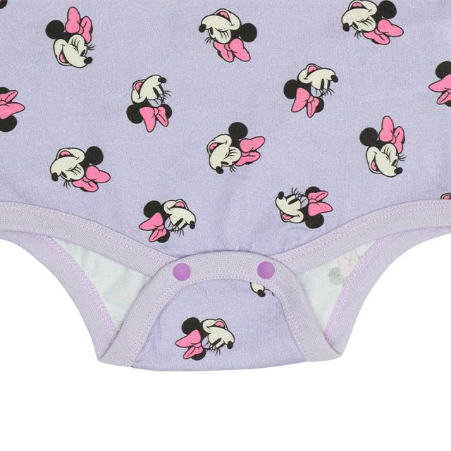 【ベビードール】ミニー ギフトBOX付き 長袖 3点ギフトセット 0140B 【DY】 / 70-80cm ベビーサイズ 赤ちゃん 出産祝い 贈り物 プレゼント コーデセット つなぎ ボディースーツ パンツ スタイ