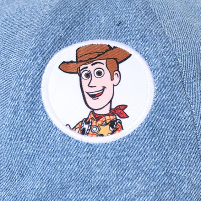 【ベビードール】ウッディ ツイルキャップ 0229 / トイ・ストーリー ベビーサイズ キッズ 帽子 雑貨 日よけ 平つば フラットバイザー デニムキャップ サイズ調整機能有り