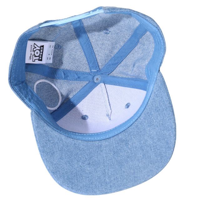 【ベビードール】ウッディ ツイルキャップ 0229 / トイ・ストーリー ベビーサイズ キッズ 帽子 雑貨 日よけ 平つば フラットバイザー デニムキャップ サイズ調整機能有り