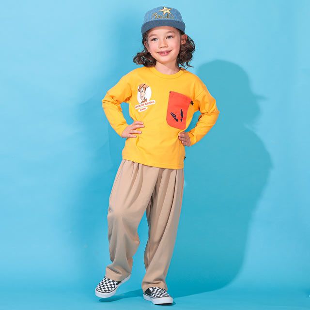 【ベビードール】ウッディ ツイルキャップ 0229 / トイ・ストーリー ベビーサイズ キッズ 帽子 雑貨 日よけ 平つば フラットバイザー デニムキャップ サイズ調整機能有り