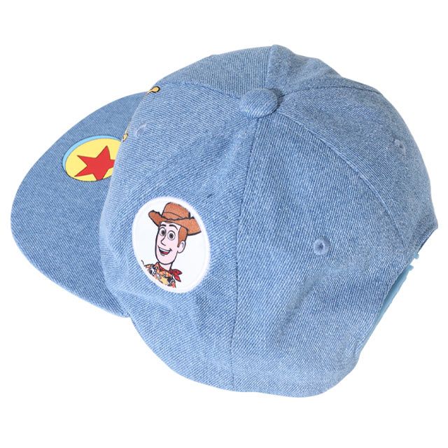 【ベビードール】ウッディ ツイルキャップ 0229 / トイ・ストーリー ベビーサイズ キッズ 帽子 雑貨 日よけ 平つば フラットバイザー デニムキャップ サイズ調整機能有り