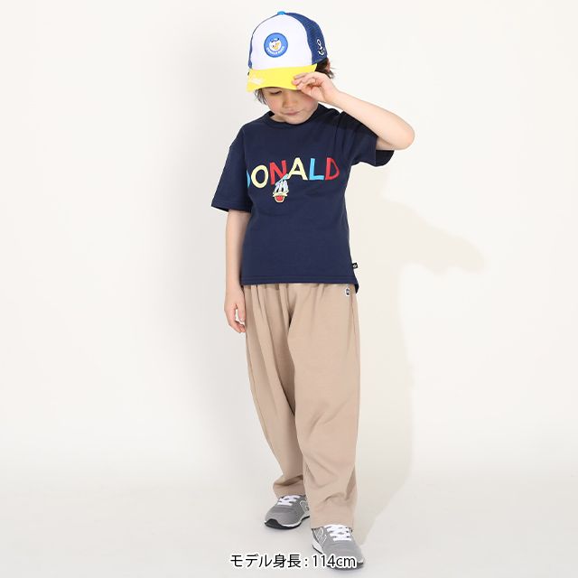 【ベビードール】ドナルド なりきるメッシュキャップ 0234 / ベビーサイズ キッズ 帽子 ぼうし CAP 日除け UV対策 日焼け対策  サイズ調節可能 リフレクター付き