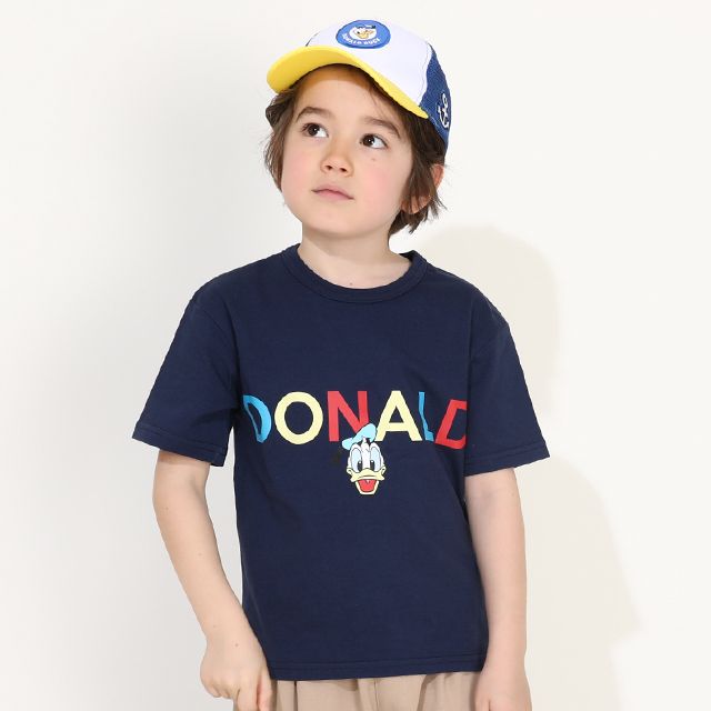 【ベビードール】ドナルド なりきるメッシュキャップ 0234 / ベビーサイズ キッズ 帽子 ぼうし CAP 日除け UV対策 日焼け対策  サイズ調節可能 リフレクター付き