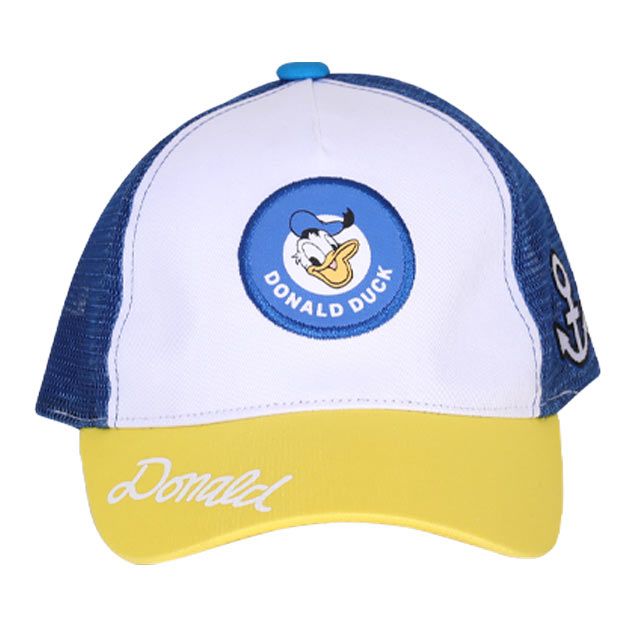 【ベビードール】ドナルド なりきるメッシュキャップ 0234 / ベビーサイズ キッズ 帽子 ぼうし CAP 日除け UV対策 日焼け対策  サイズ調節可能 リフレクター付き