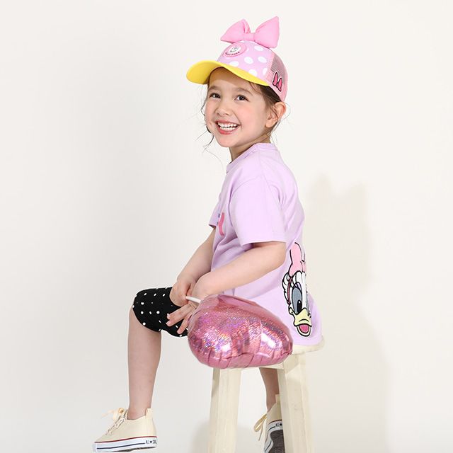 【ベビードール】デイジー なりきるメッシュキャップ 0234 / ベビーサイズ キッズ 帽子 ぼうし CAP 日除け UV対策 日焼け対策  サイズ調節可能 リフレクター付き