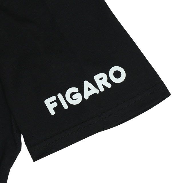 【ベビードール】フィガロ 親子お揃い キャラクターフェイスTシャツ 0320A / 大人 ユニセックス 男女兼用 リンクコーデ ペアルック 親子コーデ 半袖 トップス フリーサイズ 天竺素材 ワイドシルエット キャットコレクション 猫の日 猫キャラクター CAT