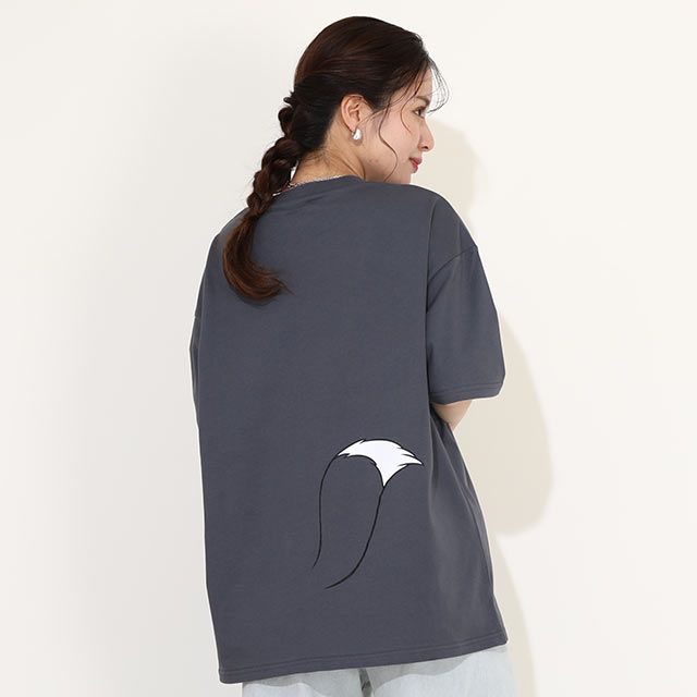 【ベビードール】ルシファー 親子お揃い キャラクターフェイスTシャツ 0320A / 大人 ユニセックス 男女兼用 リンクコーデ ペアルック 親子コーデ 半袖 トップス フリーサイズ 天竺素材 ワイドシルエット キャットコレクション 猫の日 猫キャラクター CAT