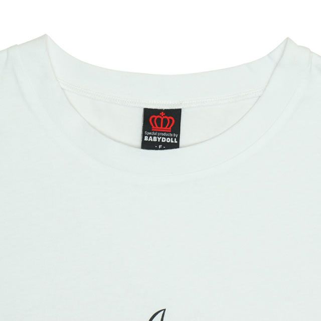 【ベビードール】マリー 親子お揃い キャラクターフェイスTシャツ 0320A / 大人 ユニセックス 男女兼用 リンクコーデ ペアルック 親子コーデ 半袖 トップス フリーサイズ 天竺素材 ワイドシルエット キャットコレクション 猫の日 猫キャラクター CAT