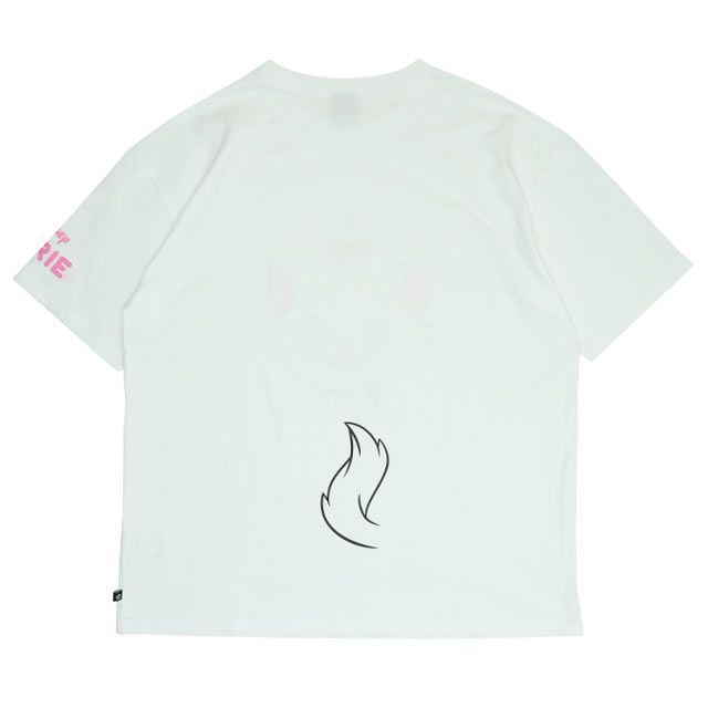 【ベビードール】マリー 親子お揃い キャラクターフェイスTシャツ 0320A / 大人 ユニセックス 男女兼用 リンクコーデ ペアルック 親子コーデ 半袖 トップス フリーサイズ 天竺素材 ワイドシルエット キャットコレクション 猫の日 猫キャラクター CAT