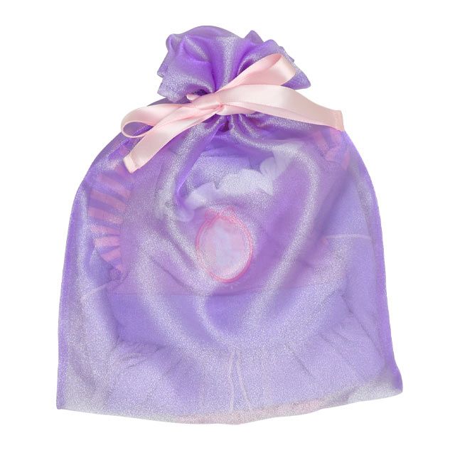 【ベビードール】ラプンツェル チュニック＆ブルマ 2点セット 0324B / 70-80cm ベビー服 ベビーサイズ 赤ちゃん 出産祝い 贈り物 プレゼント プリンセス ドレス コスチューム 袖なし オーガンジー巾着付き